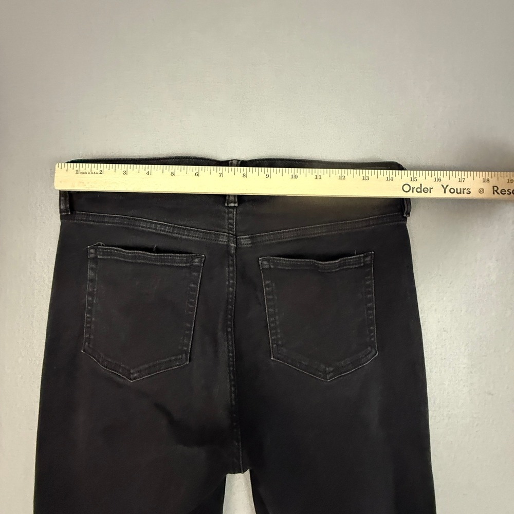 Lauren Ralph Lauren Jeans Women's Size 8 Premiere Straight Crop Charcoal Wash - Picture 8 of 12